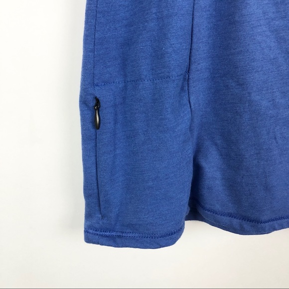 Eastern Mountain Sports TechWick Blue Short Sleeve - Picture 3 of 9